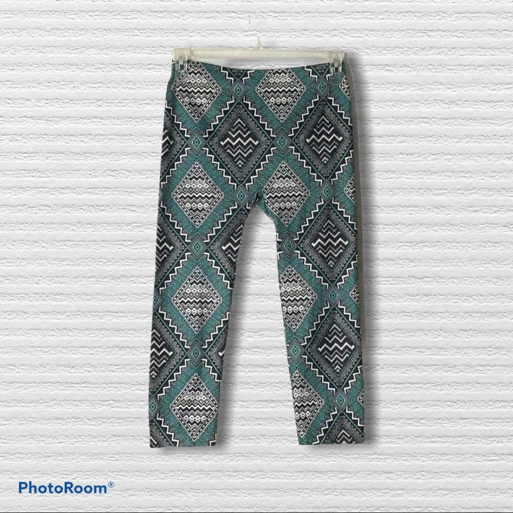 No Boundaries Leggings Aztec Print LG (Juniors)